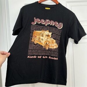Fiesta Vintage Black Print T-Shirt M